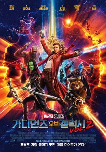 가디언즈 오브 갤럭시 VOL.2 포스터